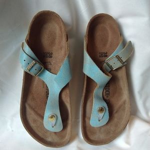 Blue Birkenstocks